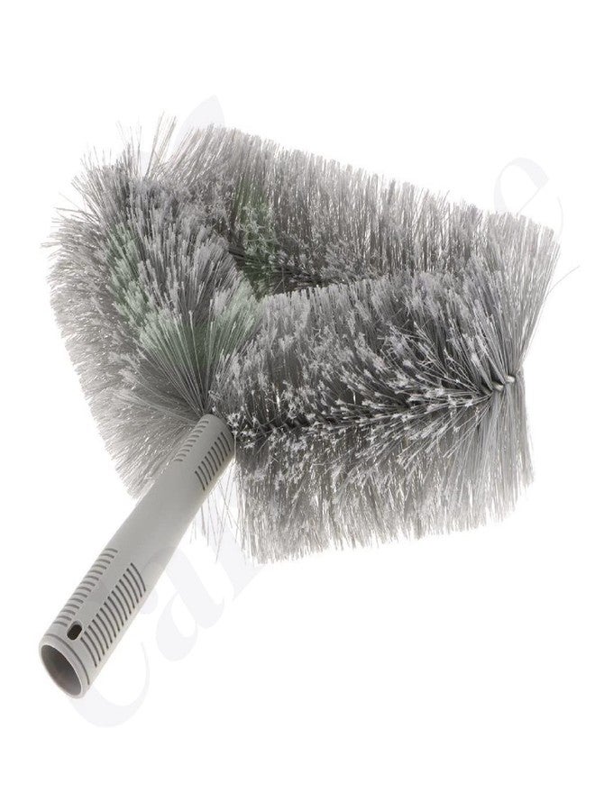 Carepure Triangle Cobweb Brush Ceiling Fan Corner Cobweb Brush Duster Cleaner Cleaning Tool | Ceiling Fan Cobweb Brush Duster Indoor and Outdoor Use | Grey - Image 2